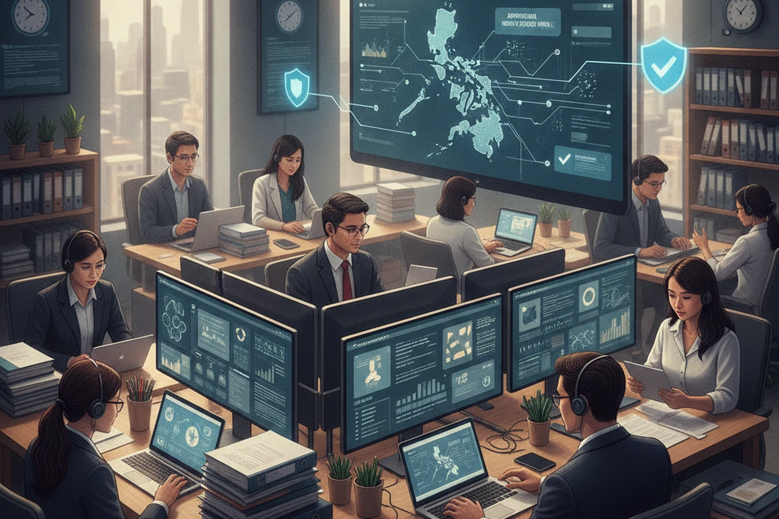 Research Brief: Offshore Call Center Operations Source Quality Evidence editorial illustration